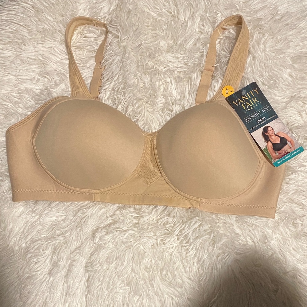 Vanity Fair Women's Beige Bra